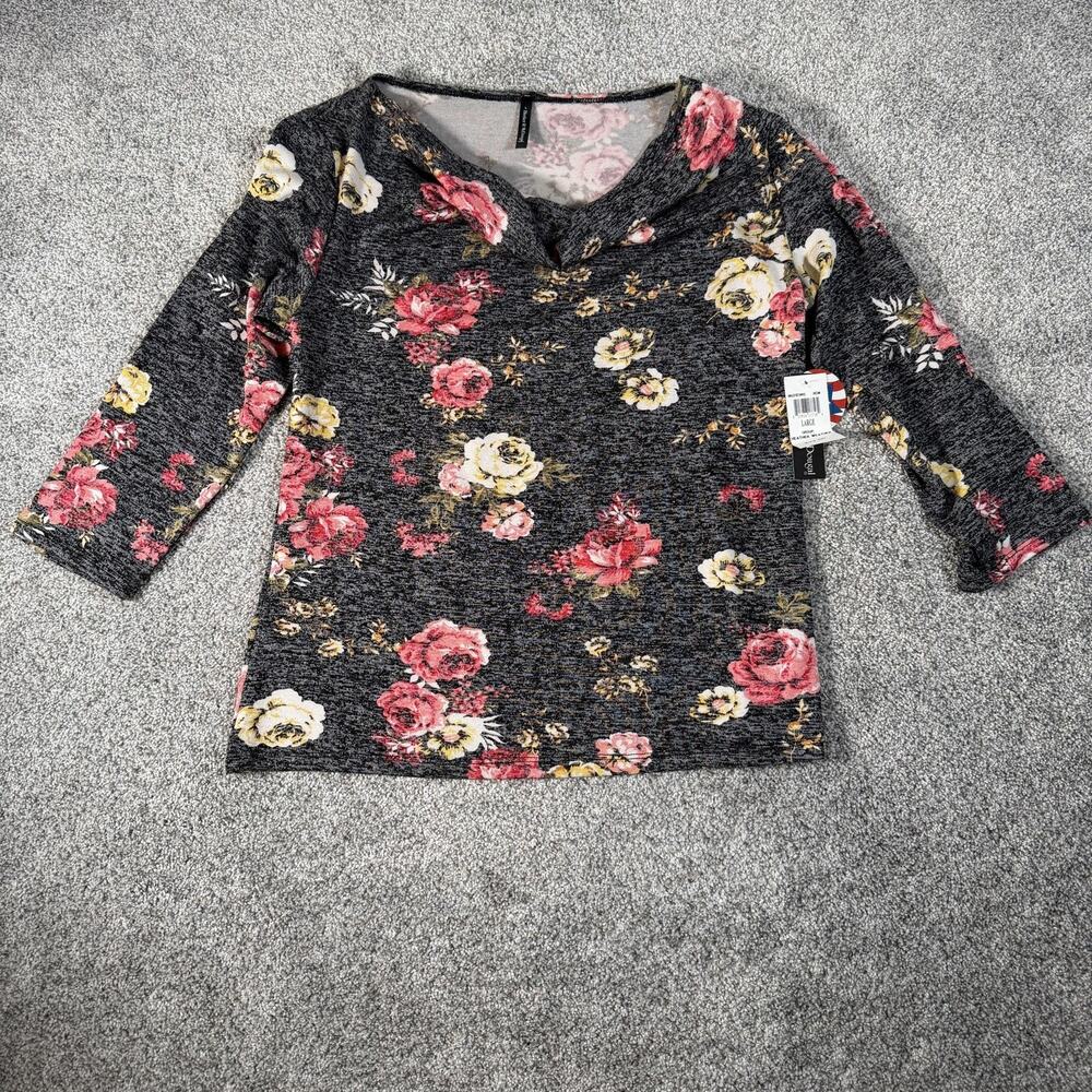 Bleecker & McDougal Top L Floral Cottagecore Feminine Romantic Classic Soft Girl